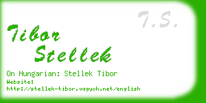 tibor stellek business card